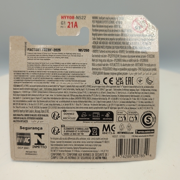 Mattel Hot Wheels Ferrari SF90 Stradale - Gray - Picture 6 of 6